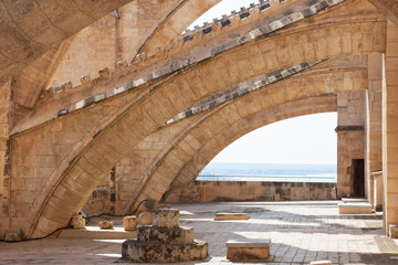 Terraces of the Cathedral of Santa Maria of Palma, also known as La Seu. Palma, Majorca, Spain © Jeanne Emmel