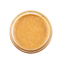 Peanut butter spread isolated