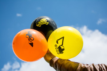 Luftballon Handwerk Maurer Party Feier