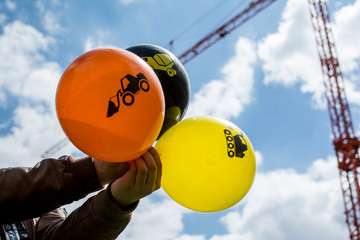 Luftballon Handwerk Maurer Party Feier
