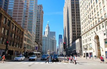 Crédence de cuisine en verre imprimé Chicago Chicago - Magnificent Mile