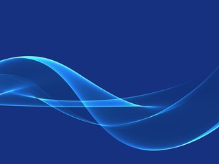     Abstract Soft Color Blue Wave Background 