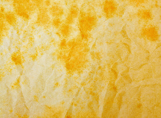 Texture of old crumpled paper for background