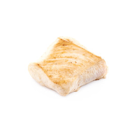 Fried chicken piece isolated