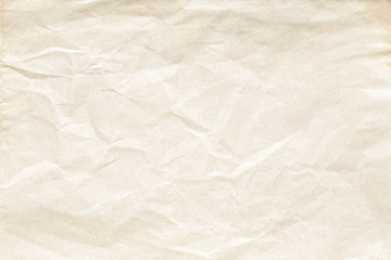 Old crumpled brown paper texture