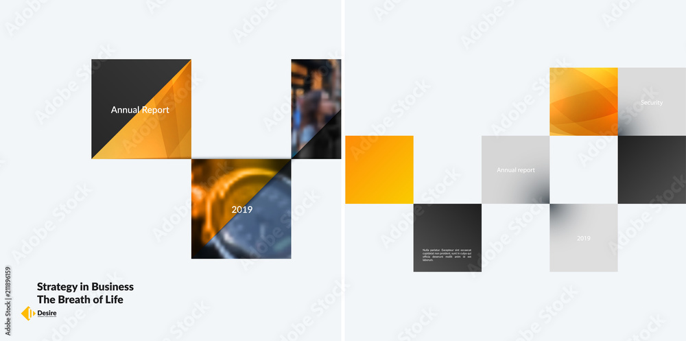 Poster abstract design of colourful vector elements for modern background with rectangular shapes for busin