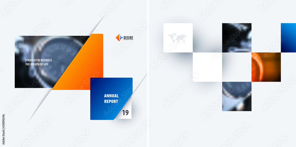 Poster abstract design of colourful vector elements for modern background with rectangular shapes for busin