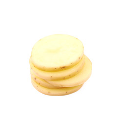 Raw potato composition isolated