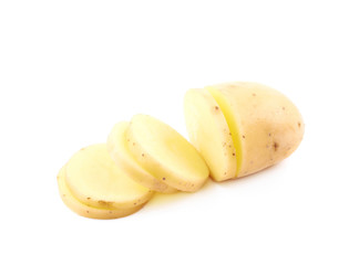 Raw potato composition isolated