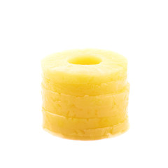 Canned pineapple slice composition