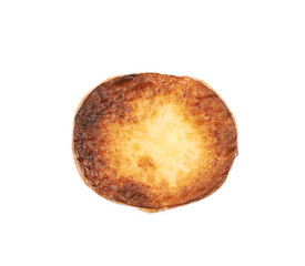 Fried potato slice composition