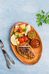 Fried chicken breast