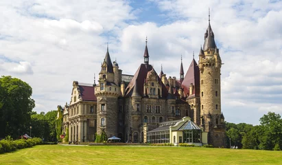 Photo sur Plexiglas Château Château de Moszna, près d& 39 Opole, Silésie, Pologne