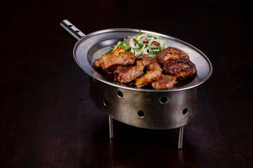 Grilled meat bbq