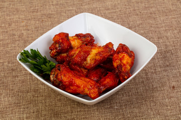 Grilled chicken wings