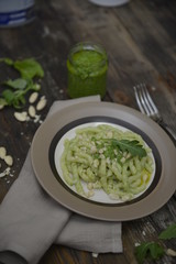 busiate con pesto di rucola