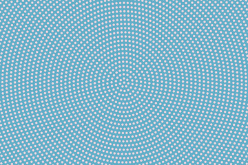 Light Blue halftone background. Digital gradient. Abstract backdrop with circles, point, dots.