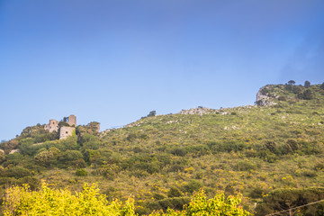 Ausblick von Hotel San Michele in Anacapri in sonnigen Frühling