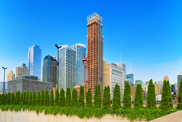 Obraz premium Urban cityscape of New York. Midtown district. USA.