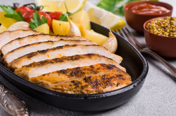 Fried chicken breast
