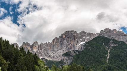 Lake of Alleghe. Dolomites.