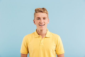 Portrait of a smiling casual teenage boy
