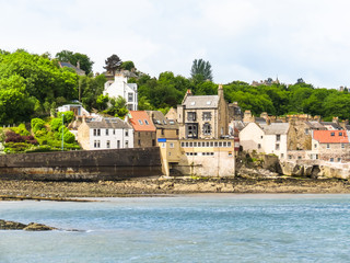 Naklejka premium Coast of the Firth of Forth. Edinburgh, Scotland