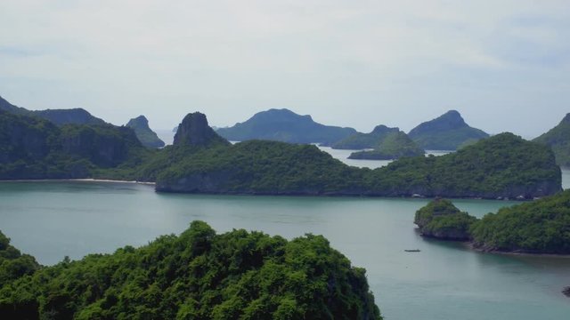 Tropical Islands at Angthong National Marine Park in Thailand
