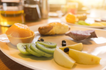 breakfast in the morning