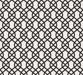 Vector Modern Seamless Pattern. Monochrome Retro Texture. Hipster Geometric Background.