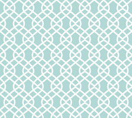 Vector Blue Modern Seamless Pattern. Monochrome Retro Texture. Hipster Geometric Background.