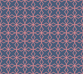 Decorative Star Tiles Vector Seamless. Traditional style background. Abstract geometric texture.