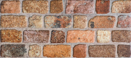 Obraz premium brown brick wall for kitchen interior