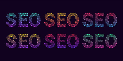 Search Engine Optimization. Vector illustration