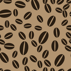 Coffee Beans Seamless Pattern