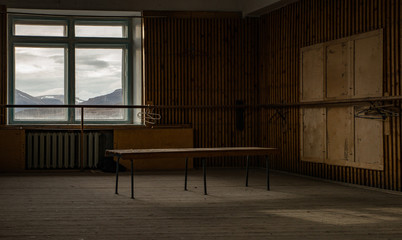 Die verlassene russische Exklave Pyramiden in der Arktis