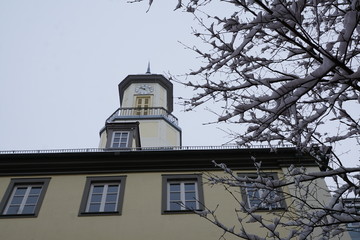 Stadt tuttlingen in Süddeutschland im Winter 