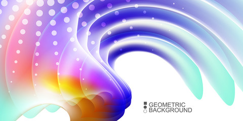 Geometric colorful abstract background