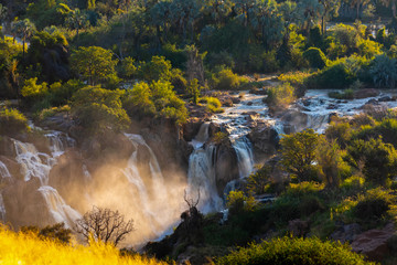 Epupa Falls on the Kunene River in Namibia