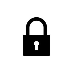 Security symbol. Lock Icon app