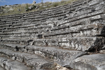 antique stadium stairs Aizanoi, Cavdarhisar, Kutahya, Turkey