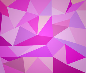 Abstract Triangle Geometrical Multicolored Background, Vector Illustration
