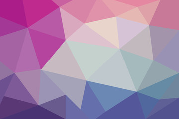 Abstract Triangle Geometrical Multicolored Background, Vector Illustration