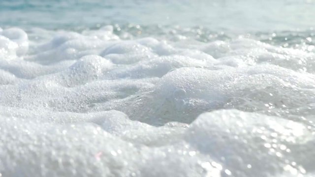 Tropical Ocean Waves hitting the Lens in Slow Motion (120FPS)
