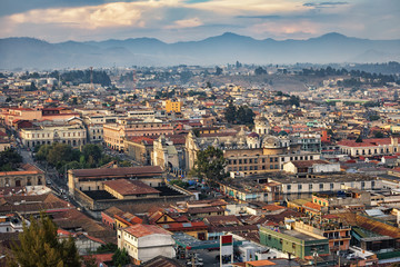 Quetzaltenango, Guatemala - obrazy, fototapety, plakaty