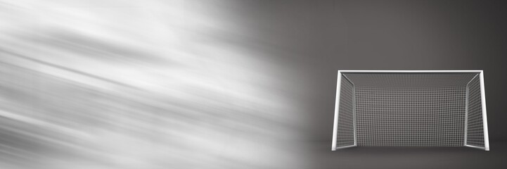 Football goal with transition