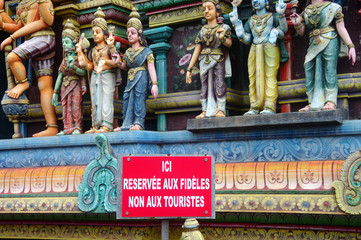 La Réunion - Temple tamoul à Saint-Leu