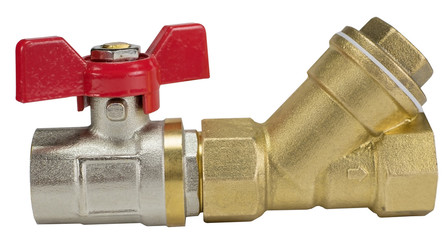 plumbing fittings on a white