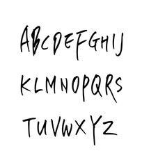 벡터 문자 / 손으로 쓴 글씨체