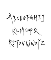 벡터 문자 / 손으로 쓴 글씨체